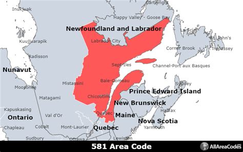 581 Area Code belongs to the state of Quebec. . 581 area code